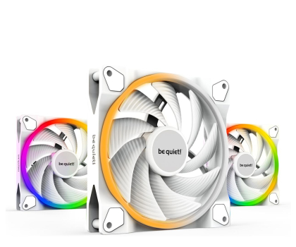 Wentylator do komputera BE QUIET! Light Wings White 140 PWM high-speed Triple-Pack 3x140mm BL103